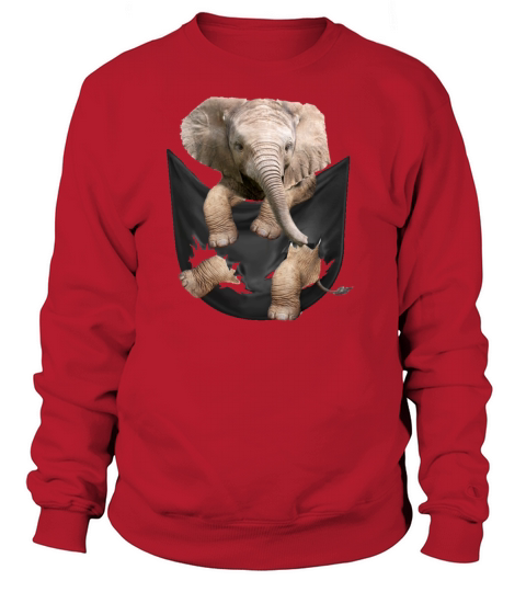 Elephant Pocket Women's Sweatshirt