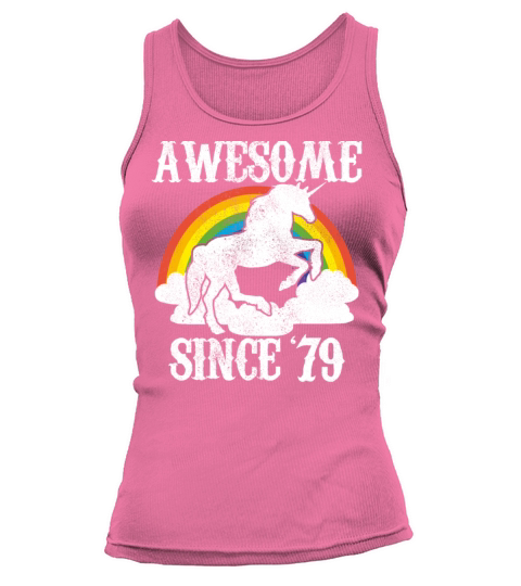 Awesome Since 1979 - 40th Birthday Unicorn Gift Women's Tank Top