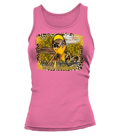 Nobody Fights Alone Childhood Cancer Women's Tank Top