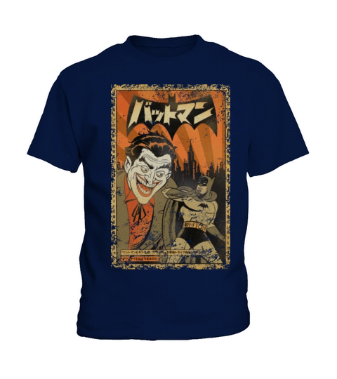 DC Comics Originals Batman The Joker Japanese Kids T-Shirt