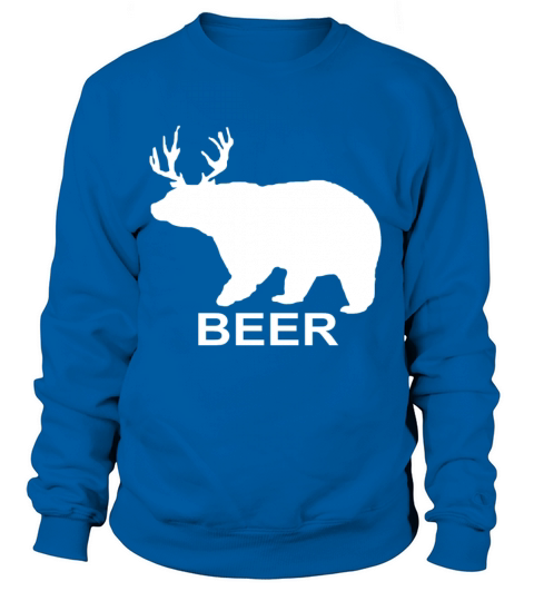 Bear Deer Beer Funny Drinking Beer Women's Sweatshirt