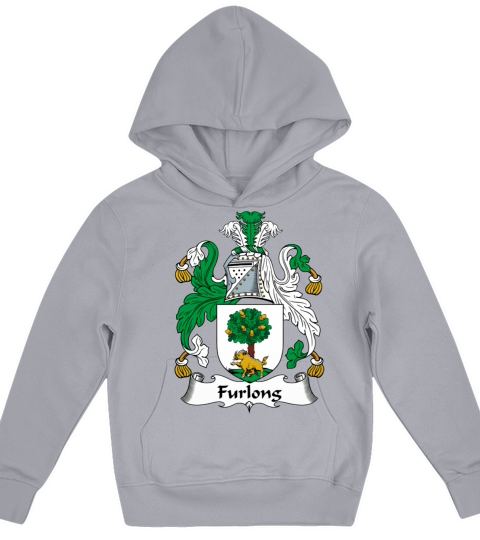 Furlong Coat of Arms Irish Family Crests Kids Hoodie