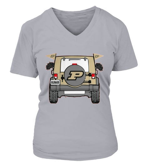 Jeep Sport PURDUE BOILERMAKERS V-neck T-Shirt Woman