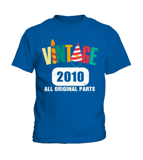 Vintage 2010 All Original Parts Kids T-Shirt