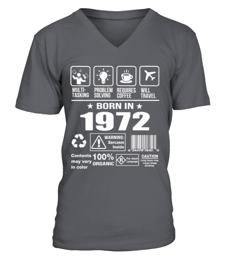 Born In 1972 Men's V-Neck T-shirt