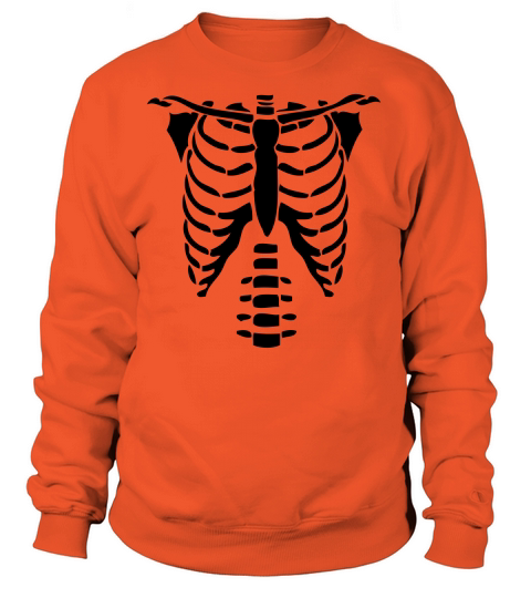 Skeleton Torso Halloween Costume T-shirts Women's Sweatshirt