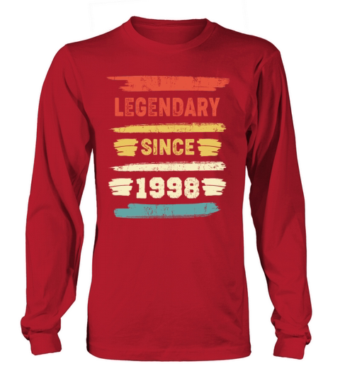 Retro Birthday Gift - Vintage Legendary Since 1998 Women's Long Sleeve