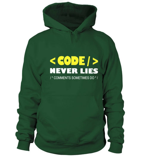 Code never lies comments sometimes do Women's Hoodie