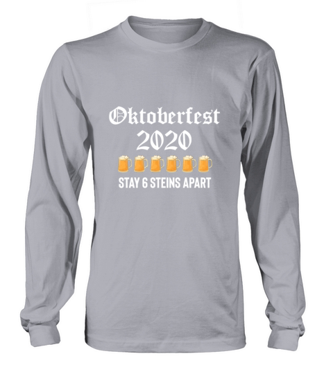 Oktoberfest 2020 6 Stein Apart Beer October Men's Long Sleeve