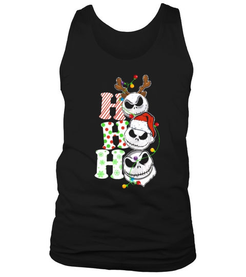 Premium Jack-Skellington-Santa Ho Ho Ho Christmas Gift for Men Women shirt Tank Top Unisex