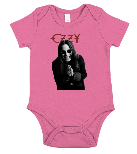 Ozzy Ozbourne Portrait Short Sleeve Baby One-Piece