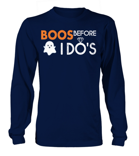 Boos Before I Dos Boochelorette Halloween Women's Long Sleeve