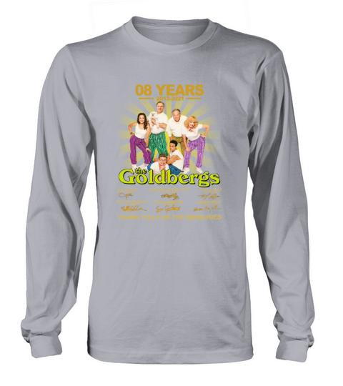 The Goldbergs 05 years 2013 2021 thank you for the memories signatures Long sleeved Unisex