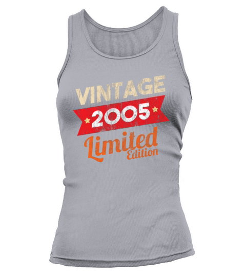 Born in 2005 Vintage Limited Edition Shirt - Gift Women's Tank Top
