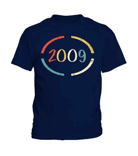 Retro Birthday Gift - Vintage Born in 2009 Kids T-Shirt
