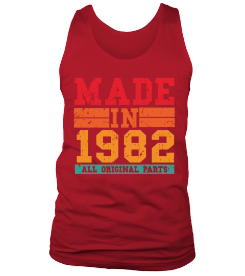 1982 Birthday Vintage Saying Men's Tank Top