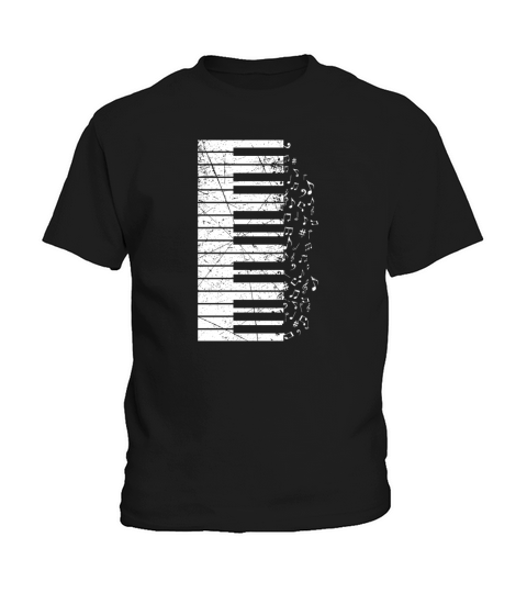 Piano Music Lessons Piano School Pianist Kids T-Shirt