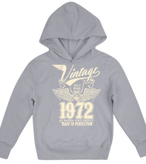 Vintage 1972 - 50 years old - 50th birthday gift Kids Hoodie