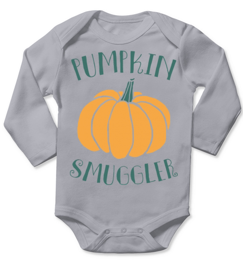 Pumpkin Smuggler Long Sleeve Baby One-Piece