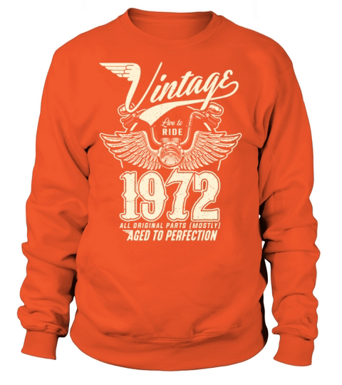 Vintage 1972 - 50 years old - 50th birthday gift Women's Sweatshirt
