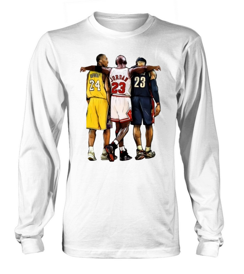 Kobe Jordan James The Greatest of All Time - Ladies Flowy Tank Long sleeved Unisex