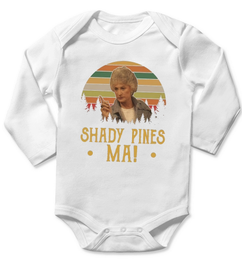 Golden Girls Vintage Retro Long Sleeve Baby One-Piece