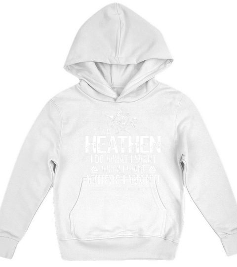 Viking I Am Heathen Kids Hoodie