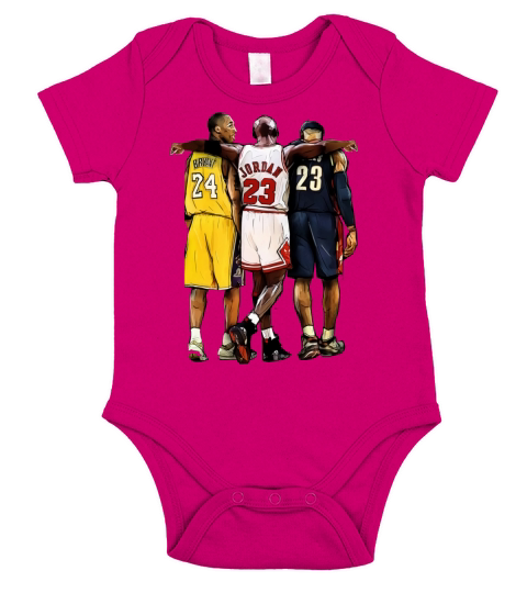Kobe Jordan James The Greatest of All Time - Ladies Flowy Tank Short Sleeve Baby One-Piece