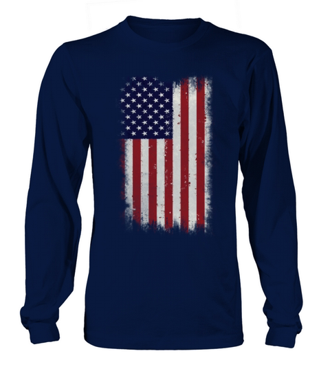 American Flag Men's Long Sleeve