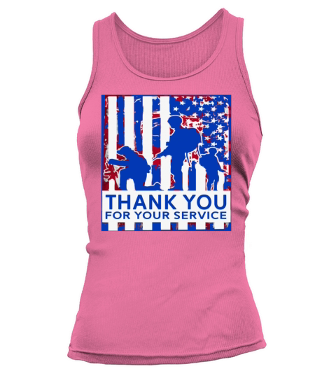 THANK FOR YOUR SERVICE Memorial Day Women's Tank Top