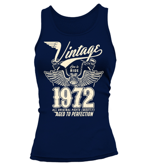 Vintage 1972 - 50 years old - 50th birthday gift Tank top Woman