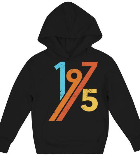 Vintage 1975 Kids Hoodie