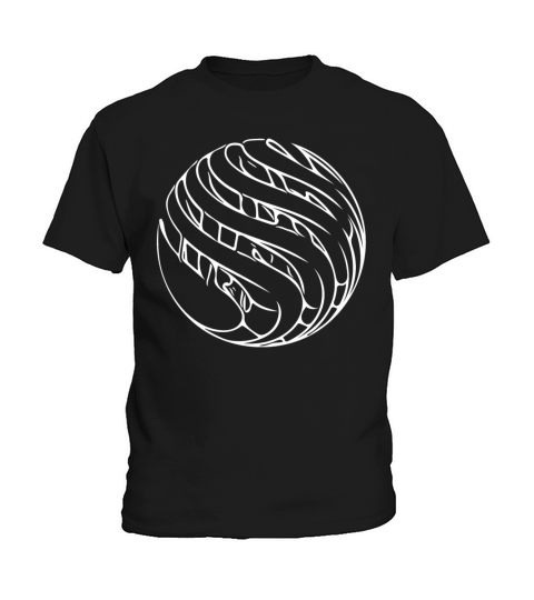 Ball Motif In Vintage Geometric Structure Kids T-Shirt