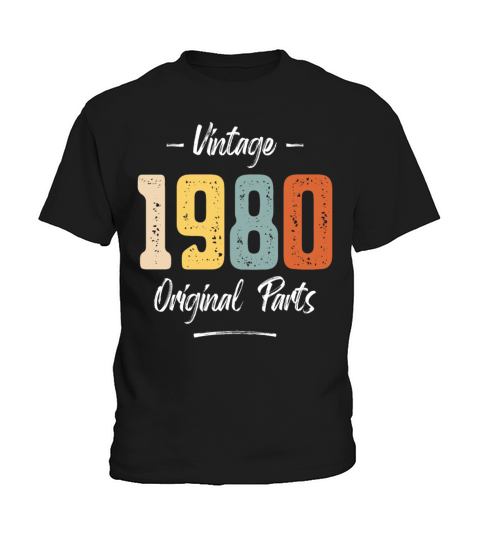 Vintage 1980 Original Parts Kids T-Shirt