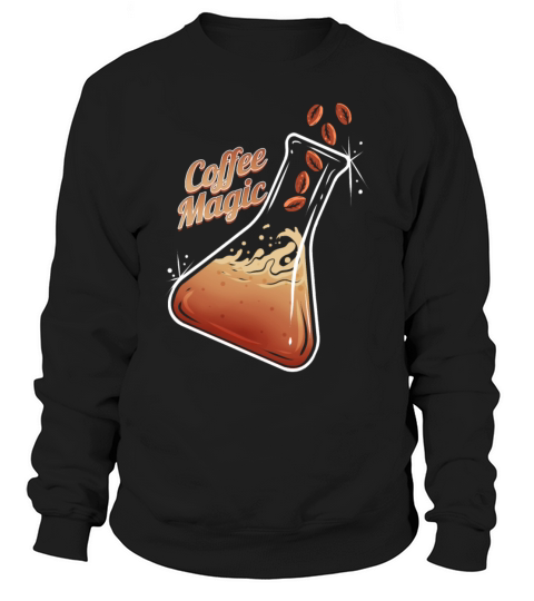 Erlenmeier Flask Coffee Beans Coffee Magic Men's Sweatshirt