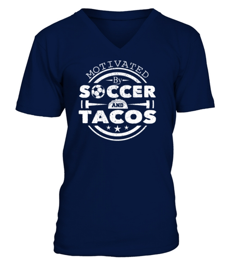 SOCCER AND tacos Men's V-Neck T-shirt