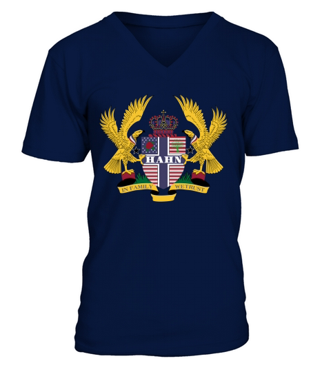 Hahn Family Crest For American People - Hahn Family T-Shirt, Hoodie, Sweatshirt V-Neck T-shirt