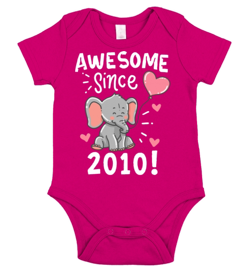 Birthday 2010 Short Sleeve Baby One-Piece