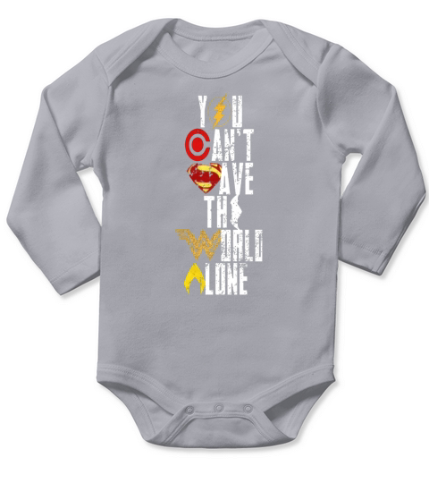 You Cant Save The World Alone Shirt Long Sleeve Baby One-Piece