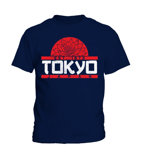 Tokyo Japan Lotus Flower Souvenir Gift Kids T-Shirt