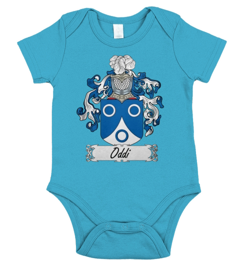 Oddi Family Crest Italian Family Crests - Coffee Mug (colored) Short Sleeve Baby One-Piece