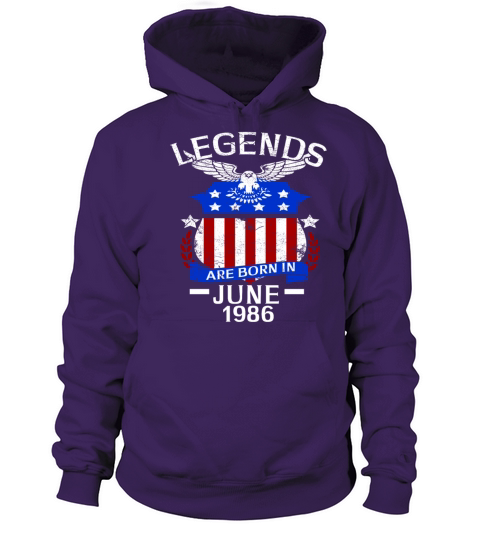 Legends Are Born In June 1986 Women's Hoodie