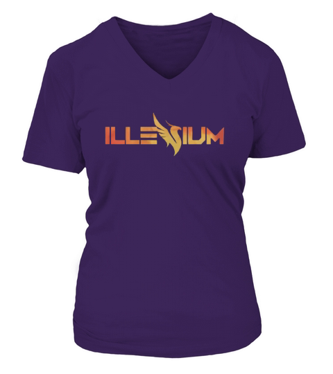 Illenium    Vintage Art V-neck T-Shirt Woman