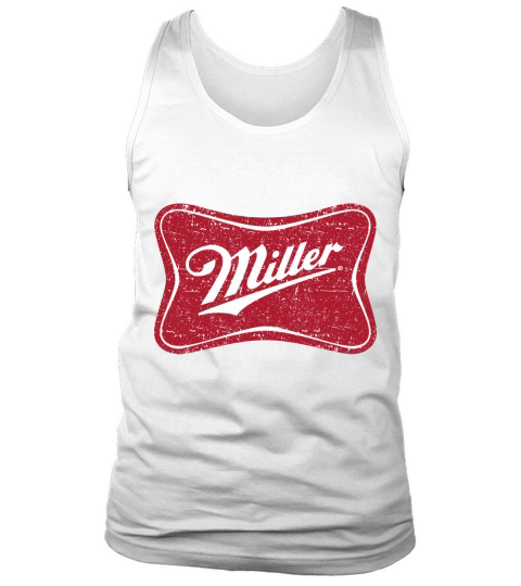 Miller Beer Vintage District Logo Tank Top Unisex