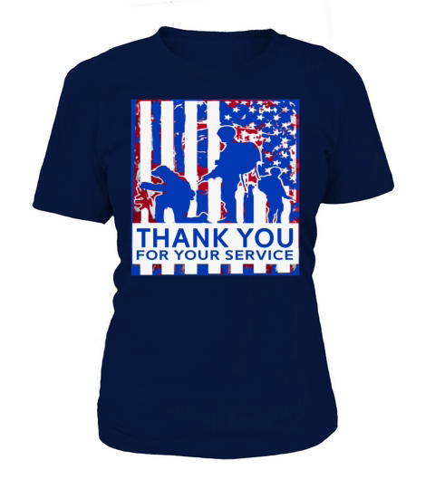 THANK FOR YOUR SERVICE Memorial Day Women's T-Shirt