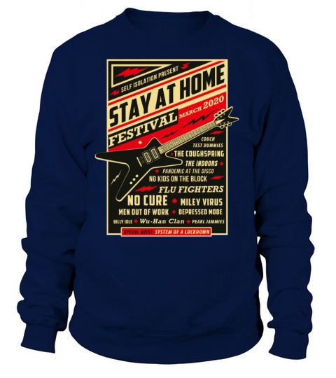 Quarantine Social Distancing Stay Home Band 2020 Women's Sweatshirt