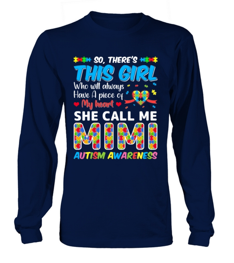 Autism Mimi - Autism Awareness Grandmom Autism Women's Long Sleeve