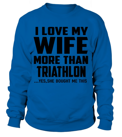 Yilooom Gift from Husband Ornament I Love My Wife Men's Sweatshirt