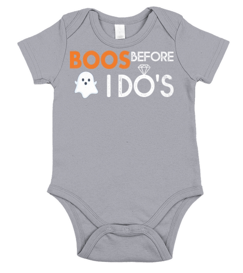 Boos Before I Dos Boochelorette Halloween Short Sleeve Baby One-Piece