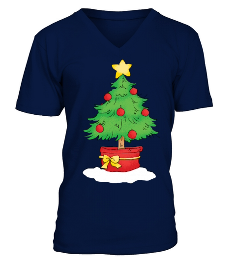 Christmas Tree Men's V-Neck T-shirt
